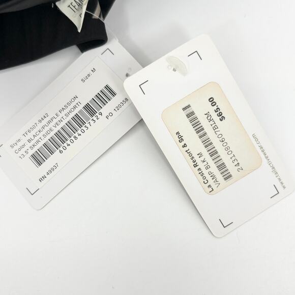 NEW Tail Skort Medium Tennis Pickleball Golf Black Purple - Picture 6 of 6